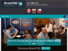 Tablet Screenshot of brand100.com.ar